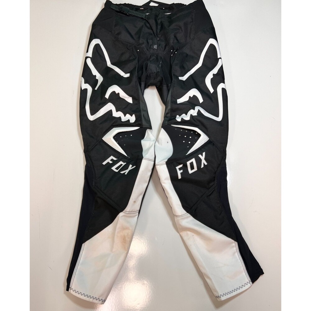 Y2K Vintage Fox 180 Mens size 28 Racing Motocross Pants Black & White